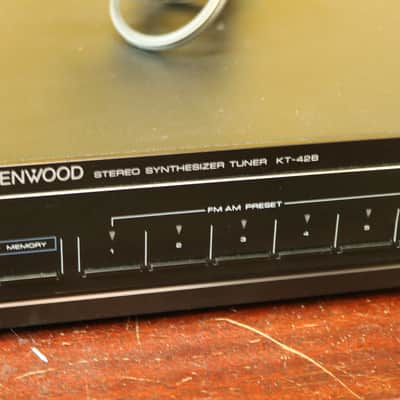 Kenwood KT-428 Stereo AM/FM Synthesizer Tuner - Vintage Component - Tested image 6