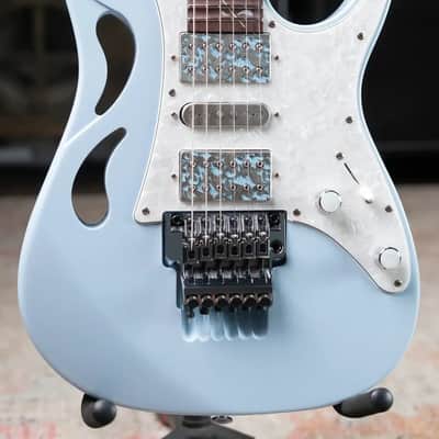 Ibanez PIA3761C Steve Vai Signature Electric Guitar - Blue Powder with Hardshell Case image 3