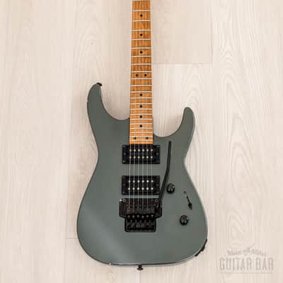 1997 Charvel Dinky HH DK24 Ikebe Limited Edition Gunmetal Gray w/ Floyd Rose, Japan image 2
