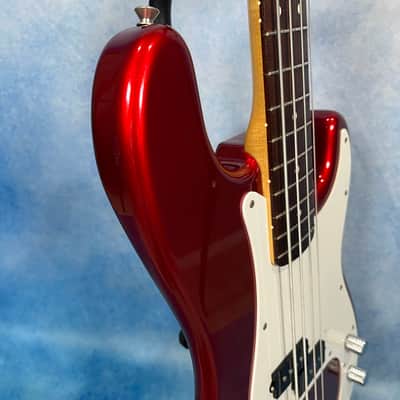 1993 Fender Japan PB-38 Standard Precision Bass Candy Apple Red, MIJ imagen 7