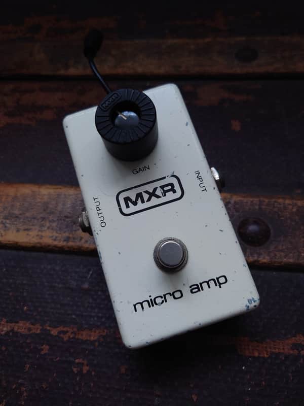 ギター Mxr / micro amp Vintage 1979? Vintage MXR Micro Amp vs Newer MXR Micro Amp - YouTube