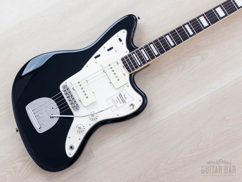 2025 Fender Traditional Late '60s Jazzmaster Black + Headstock w/ Block & Binding, Japan MIJ image 1