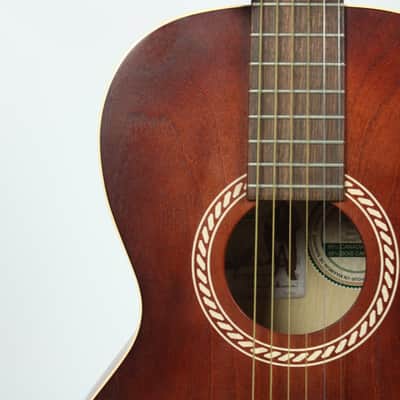 Art & Lutherie AMI Wild Cherry 3/4 Parlor Guitar with Gig Bag image 7