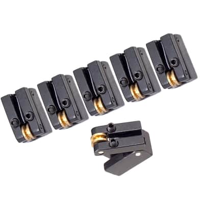 6Pcs Headless Guitar Bridge Tremolo Saddles Set image 4