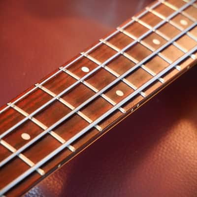 Washburn B2 four string bass, 1990 - Gloss pearl white image 5