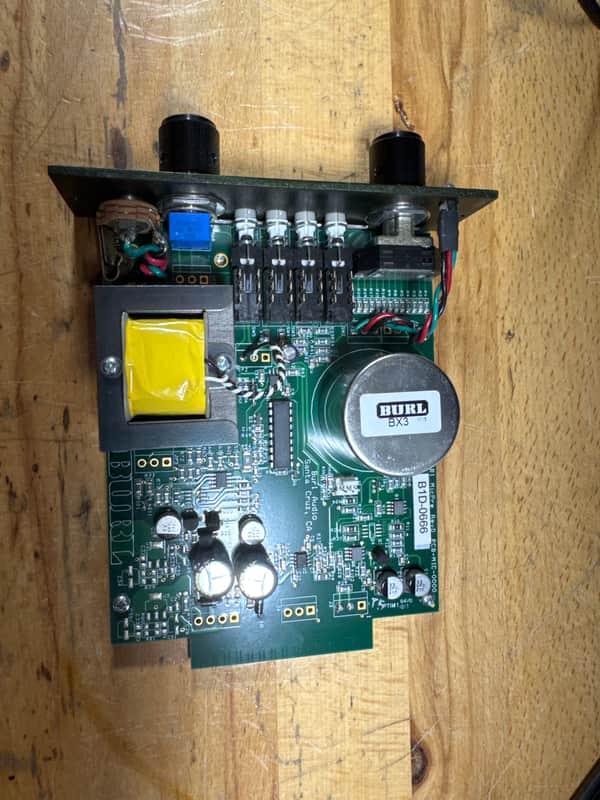 Burl B1D 500 Series Mic Preamp Module 2010s - Green image 1