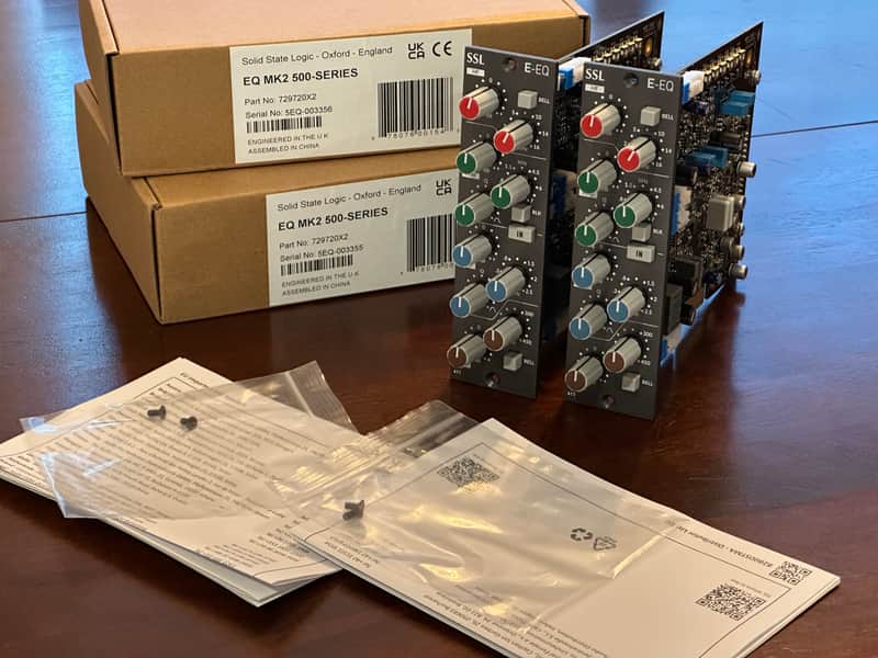 PAIR Solid State Logic SSL E-Series EQ Module 500-Series - Consecutive Serial Numbers image 1