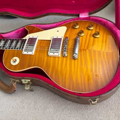 2023 Gibson 1959 Reissue Les Paul Lemonburst Killer Top image 11