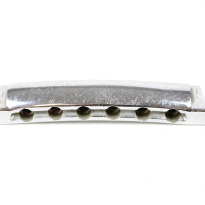 1973 Vintage Gibson SG Standard/Les Paul/ES325/L6S/Marauder Lightweight Stopbar Tailpiece Chrome W.Germany 1970s Early Norlin Era image 6