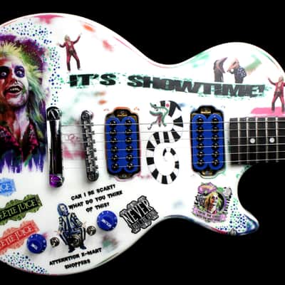 Custom Painted and Upgraded Epiphone LP Special ll LE with Matching Headstock image 2