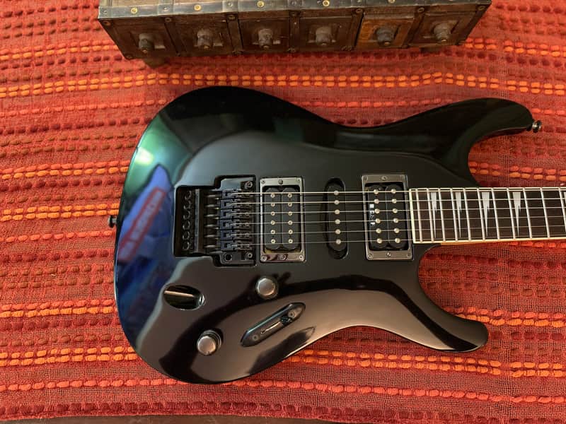 Ibanez FGM100-BK Frank Gambale Signature 1991 - 1992 - Black image 1