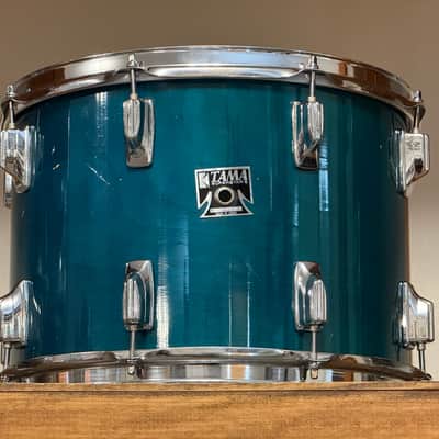 1980's Tama 14" Superstar Aquamarine 10x14 Rack Tom image 10