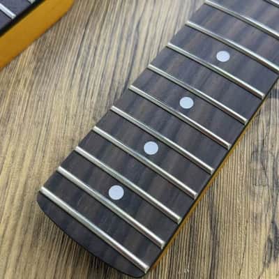 Satin Yellow Electric Guitar Maple Neck, Rosewood Fingerboard 22 Frets image 2