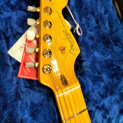 Fender 75TH ANNIVERSARY COMMEMORATIVE STRATOCASTER Maple Fingerboard, 2-Color Bourbon Burst image 7