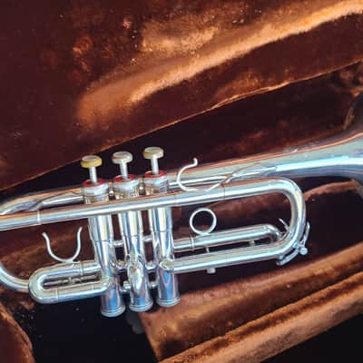 Fe Olds Silver Trumpet 1970,S Circa with D slide image 5