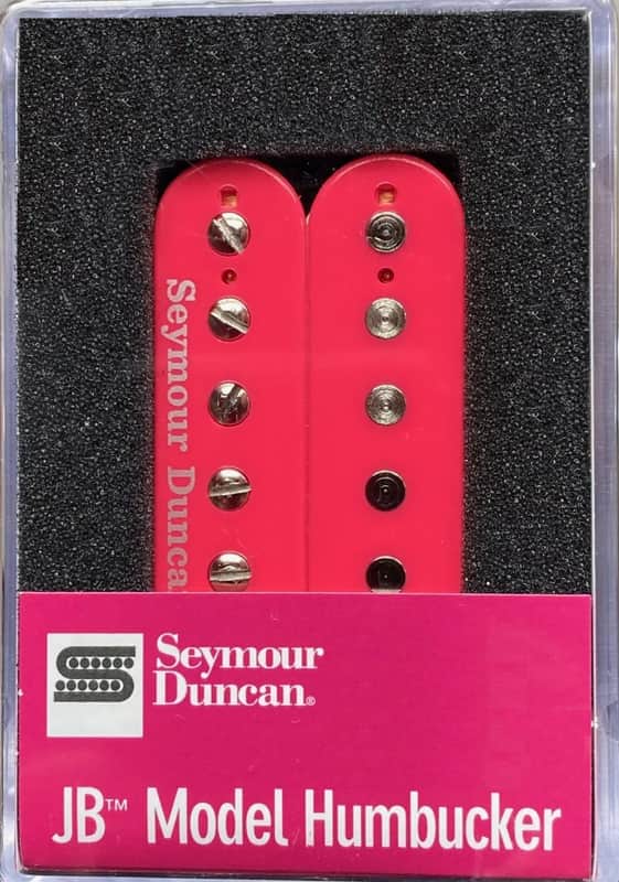 Seymour Duncan SH-4 JB Bridge Humbucker - Neon Pink image 1