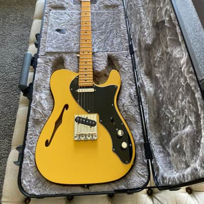 Fender Britt Daniel Telecaster Thinline 2019 - Present - Amarillo Gold image 7