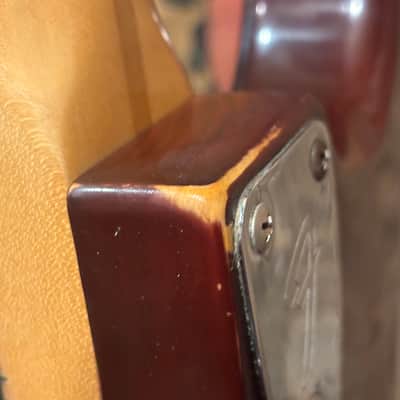 Fender Stratocaster Hardtail with Maple Fretboard 1979 - Wine image 13