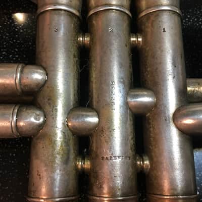 MAKE OFFER CORNET 1922 CONN 10A WONDER SILVER PLATE MISSING SOME PARTS NOT FUNCTIONING FREE SHIP image 7