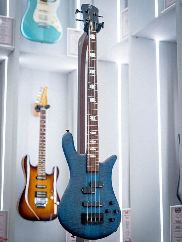 Spector Euro 4 LX Bass Guitar Black & Blue image 1