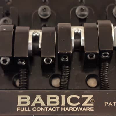 Babicz FCH4BK Full Contact 4-String Bass Bridge 2010s - Black image 6