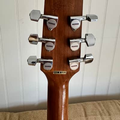 Washburn D93 limited edition Herringbone 1993 - Natural image 6