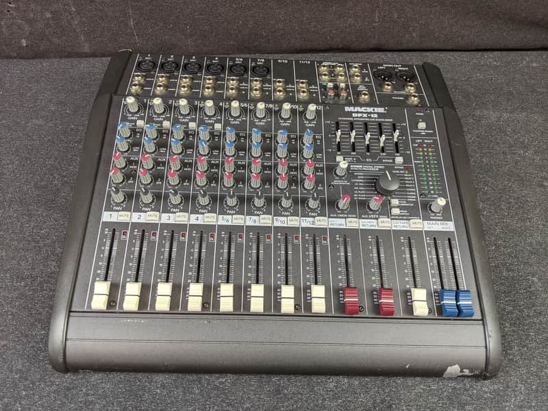 Mackie DFX-12 12-Channel Integrated Live Sound Mixer | Reverb