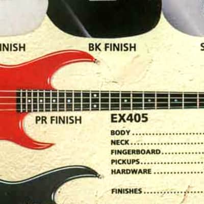 RARE!!! -Ibanez - EX-405 - '80's - RED - SWEEEEEET, Double reverse P's!!! image 13