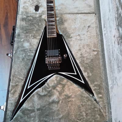 ESP LTD Alexi Laiho Sawtooth SE 20th Anniversary 2026 - black with white stripes image 3