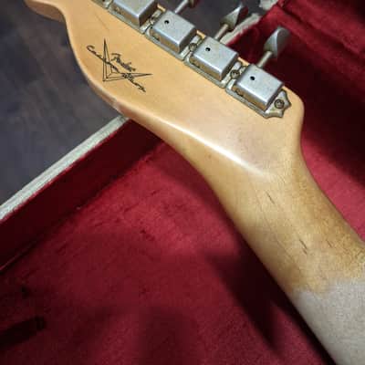 Fender CUSTOM SHOP 63 TELECASTER 2024 - RELIC OLYMPIC WHITE image 6