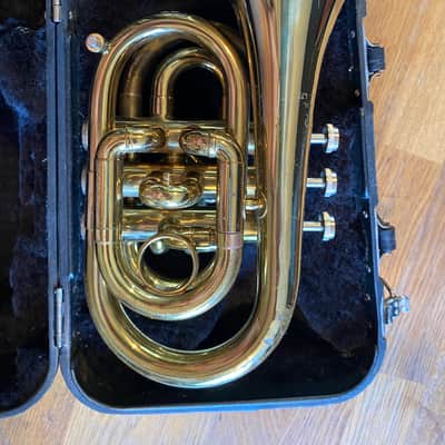 Jupiter SPT-416 Pocket Trumpet 1990-2000 - Brass lacquer image 2