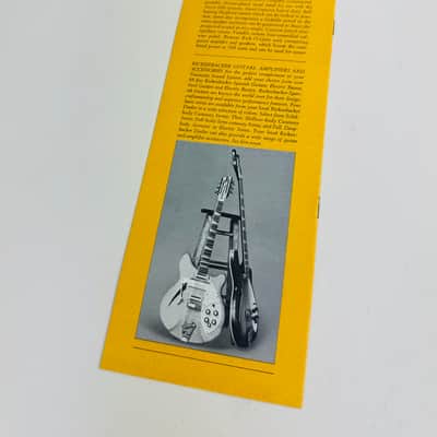 Rickenbacker Transonic Sound Systems Foldout 1968 image 2
