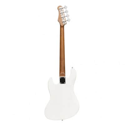 Stagg SBJ-30 WHB Standard "J" Paulownia Body Roasted Maple Neck 4-String Electric Bass Guitar image 2