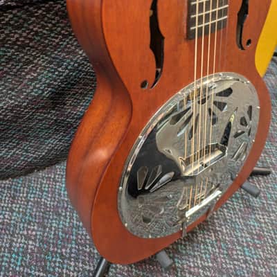 Gretsch G9200 Boxcar Round-Neck Resonator Guitar 2010s - Natural image 5