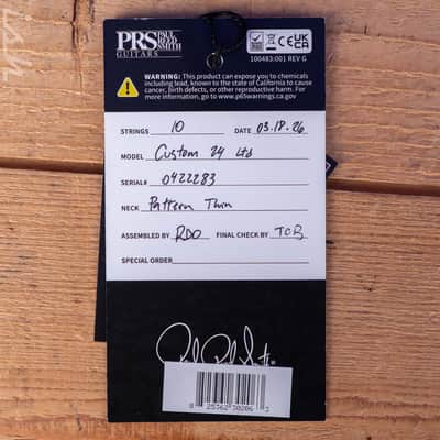 PRS Custom 24 Mango Top Limited Edition Blood Orange image 14