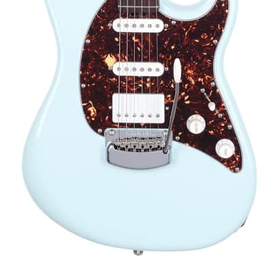 Music Man Cutlass RS HSS Figured Roasted Maple w/ Rosewood Fretboard - Powder Blue image 1