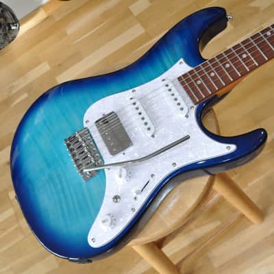 IBANEZ AZ22S1F TXB Transparent Turquoise Burst / AZ Standard Series / AZ22S1F-TXB / 5N250700427 image 1