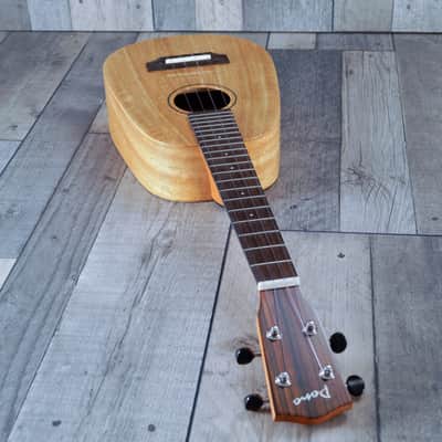 Pono MGTDP All Solid Mango 'Tenor' Pineapple Ukulele image 4