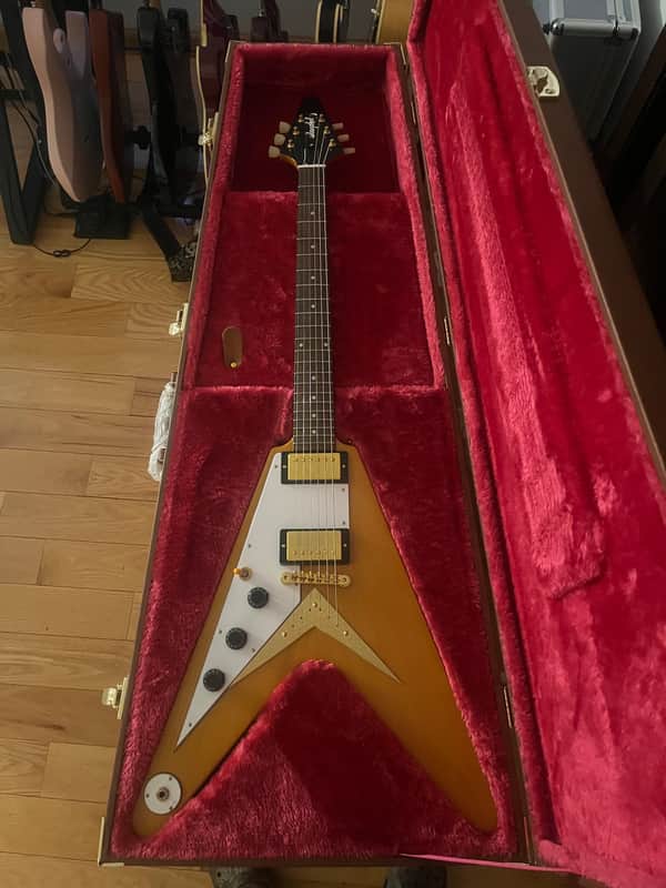 Epiphone Limited Edition '58 Korina Flying V Reissue Left-Handed