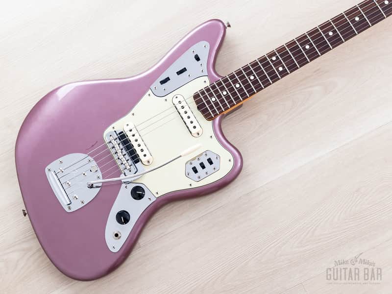 2008 Fender American Vintage Thin Skin '62 Jaguar Offset Guitar Burgundy Mist w/ Case, COA, Hangtags