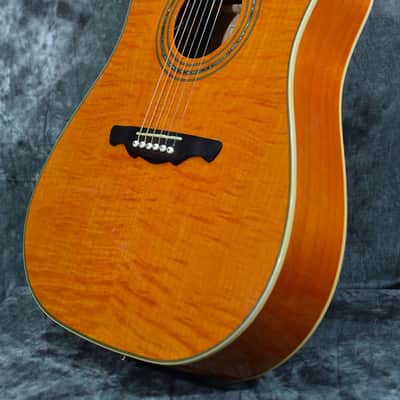 Alvarez FD60 Acoustic Electric Cutaway Dreadnought Amber Gloss Full Setup with Full Working EQ and FAST Shipping image 4