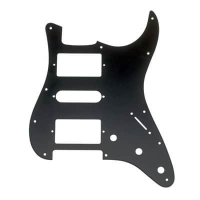 11-Hole HSH Strat Pickguard (Square Corner) - 4-Ply Blue Pearl image 15