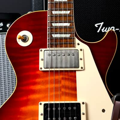 2015 Gibson 59 Les Paul Bigsby Aged Vintage Cherry image 3