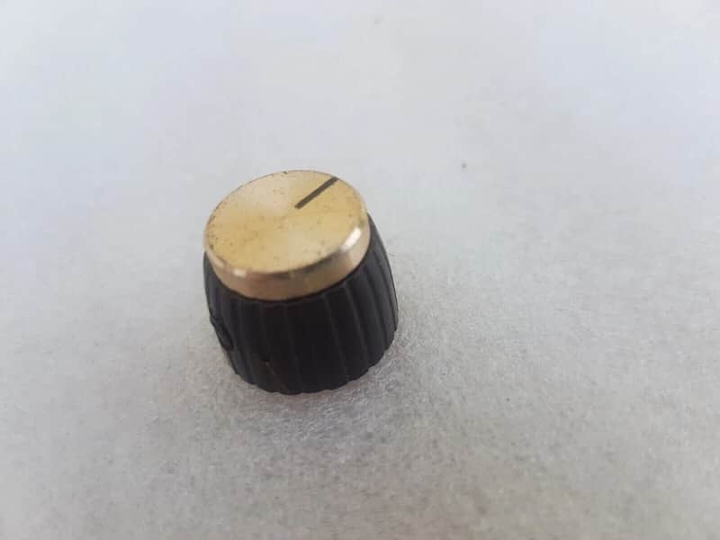 90's MARSHALL AMP KNOB - BROWN image 1