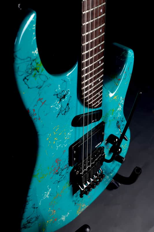 Washburn EC29 1989 - Turquoise image 1