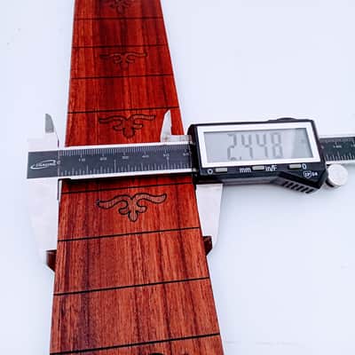Weymann® NOS 25.5" Swoop Fingerboard Fretboard African Rosewood image 5