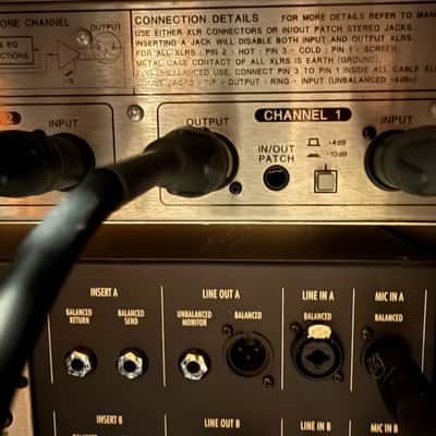 Drawmer 1961 2CH parametric tube equalizer 10/97 - Black image 7