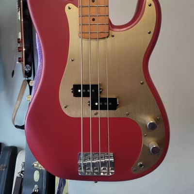 Squier 40th Anniversary Vintage Edition Precision Bass 2022 - Present - Satin Dakota Red image 1