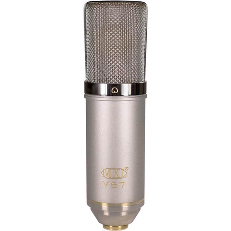MXL V67G HE Heritage Edition Large Diaphragm Condenser Microphone w/ Shock Mount, Pop Filter, Case image 1