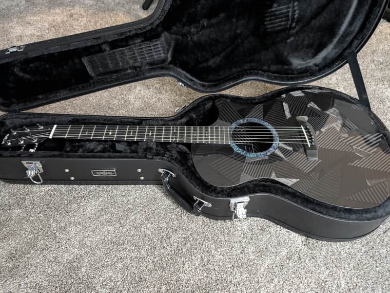 Rainsong Black Ice BI-OM1000N2 Acoustic Guitar image 1
